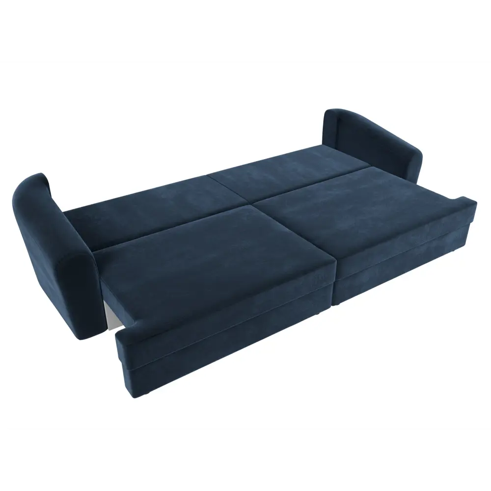 Фото 2 Диван прямой Милтон Лига диванов 126813 320x88x106 см велюр цвет tower 13 синий