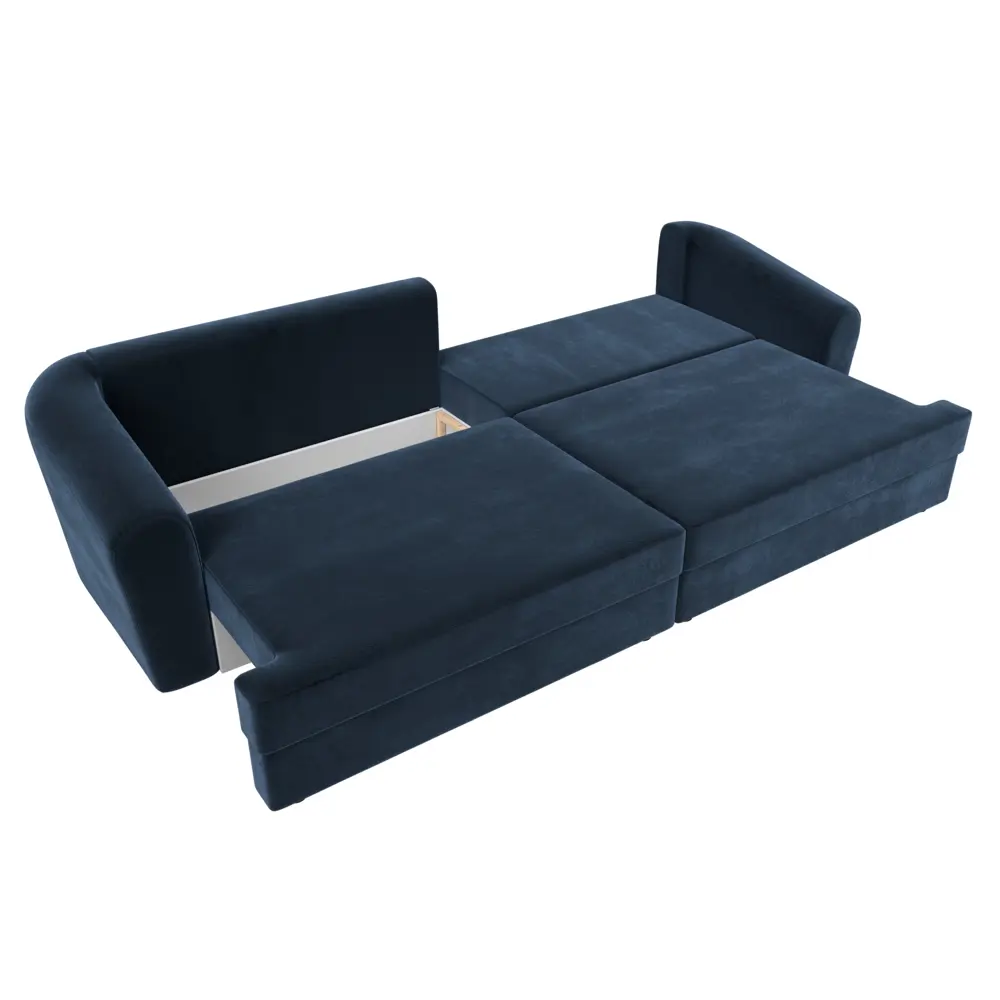 Фото 9 Диван прямой Милтон Лига диванов 126813 320x88x106 см велюр цвет tower 13 синий