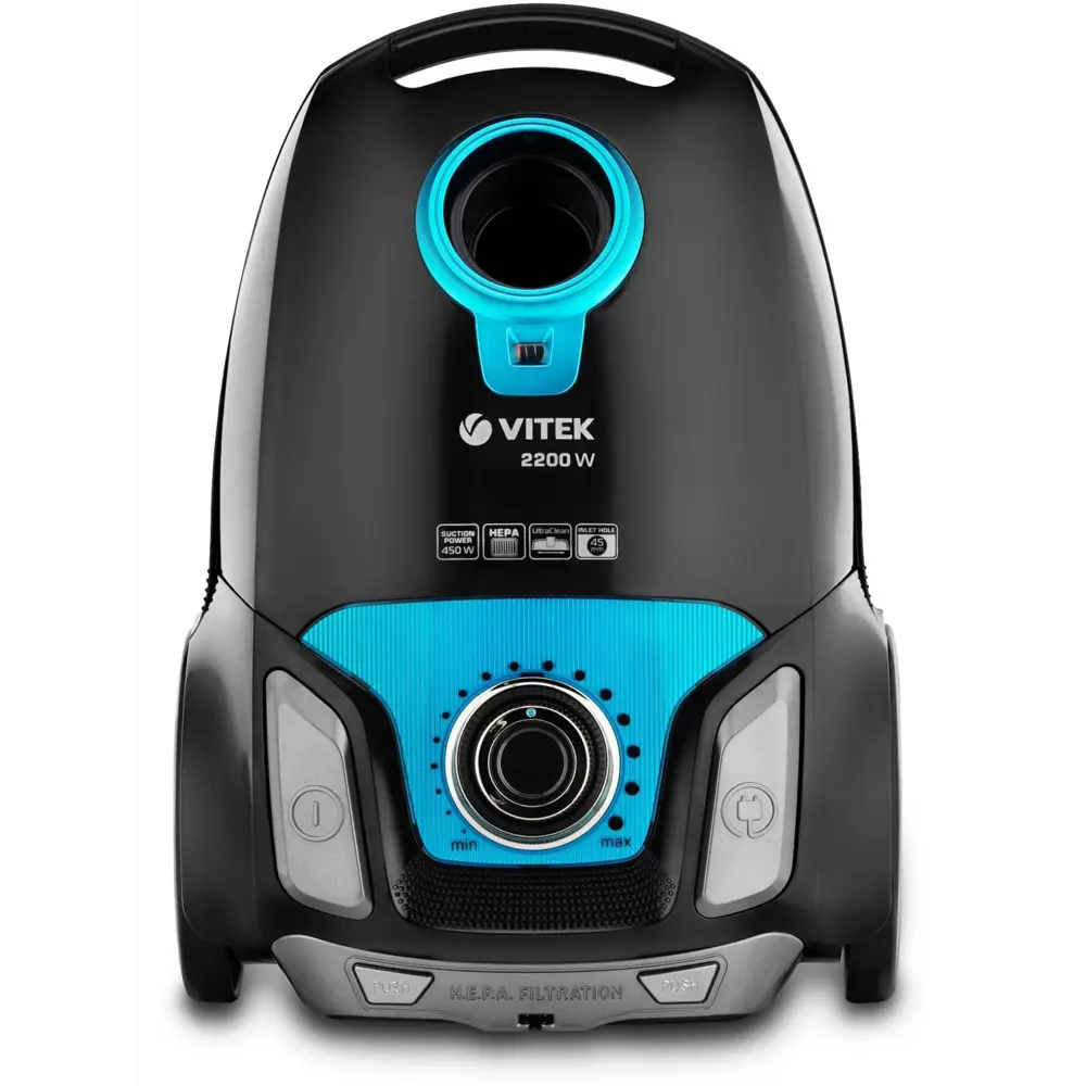 Фото Пылесос с пылесборником Vitek Vt-1898 bk 1400 Вт цвет черный Фото Пылесос с пылесборником Vitek Vt-1898 bk 1400 Вт цвет черный