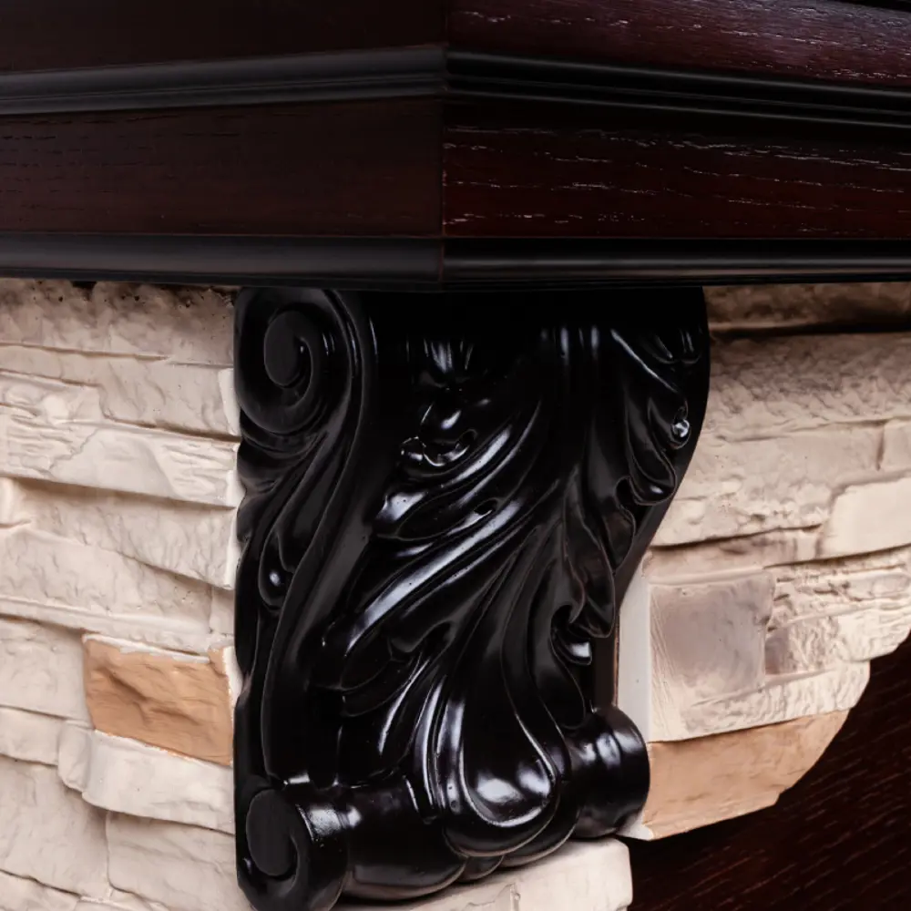 Фото 5 Каминокомплект Realflame Dublin Rock с очагом Majestic Lux BL 1500Вт дуб