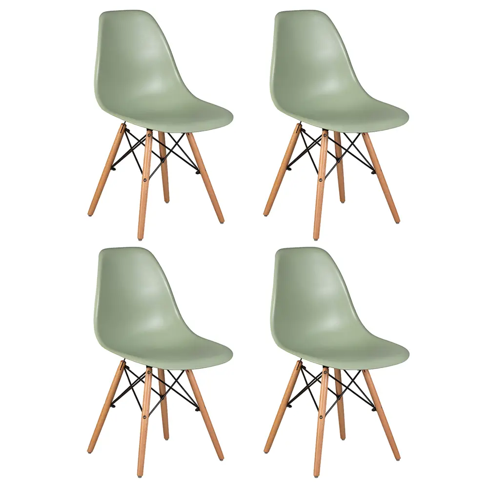 Фото Комплект кухонных стульев 4 шт Dobrin Dsw lmzl-pp638 46x46x53 см пластик цвет мятный Фото Комплект кухонных стульев 4 шт Dobrin Dsw lmzl-pp638 46x46x53 см пластик цвет мятный