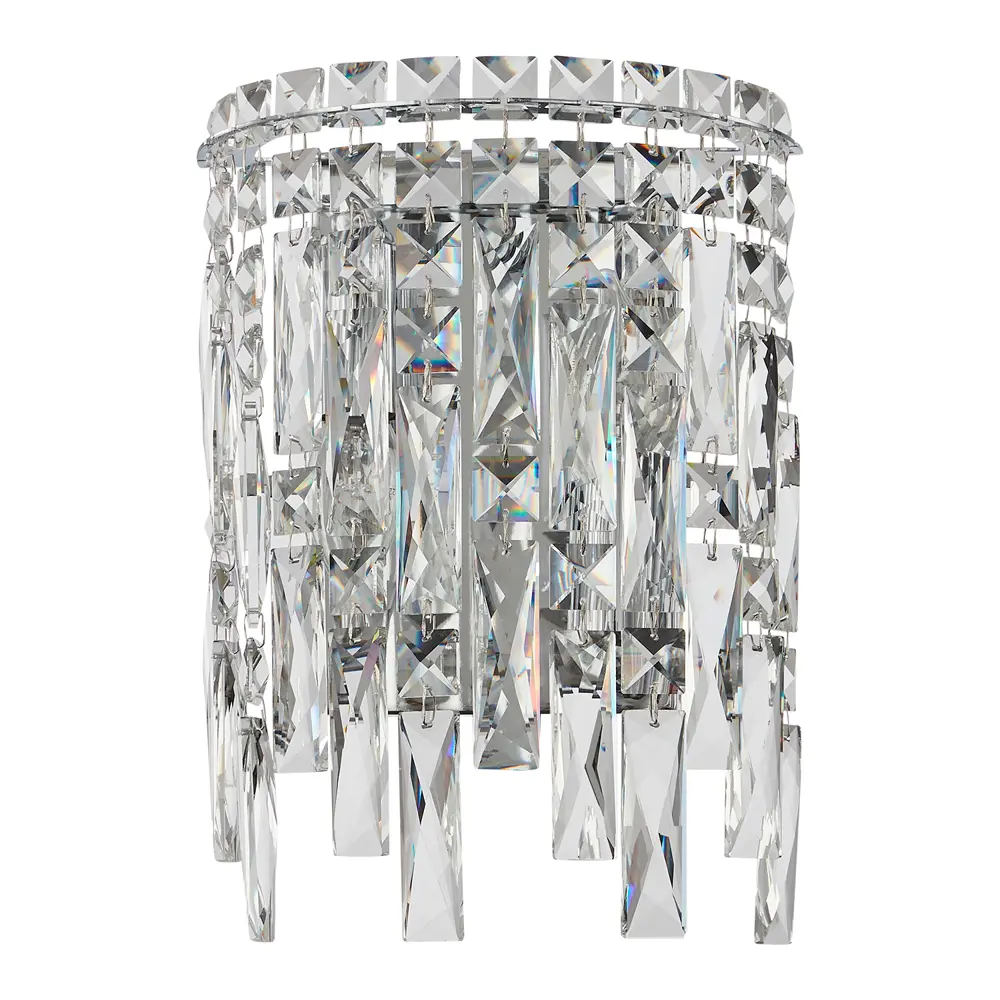 Фото Настенный светильник Crystal Lux Abril ap2 цвет хром/прозрачный Фото Настенный светильник Crystal Lux Abril ap2 цвет хром/прозрачный