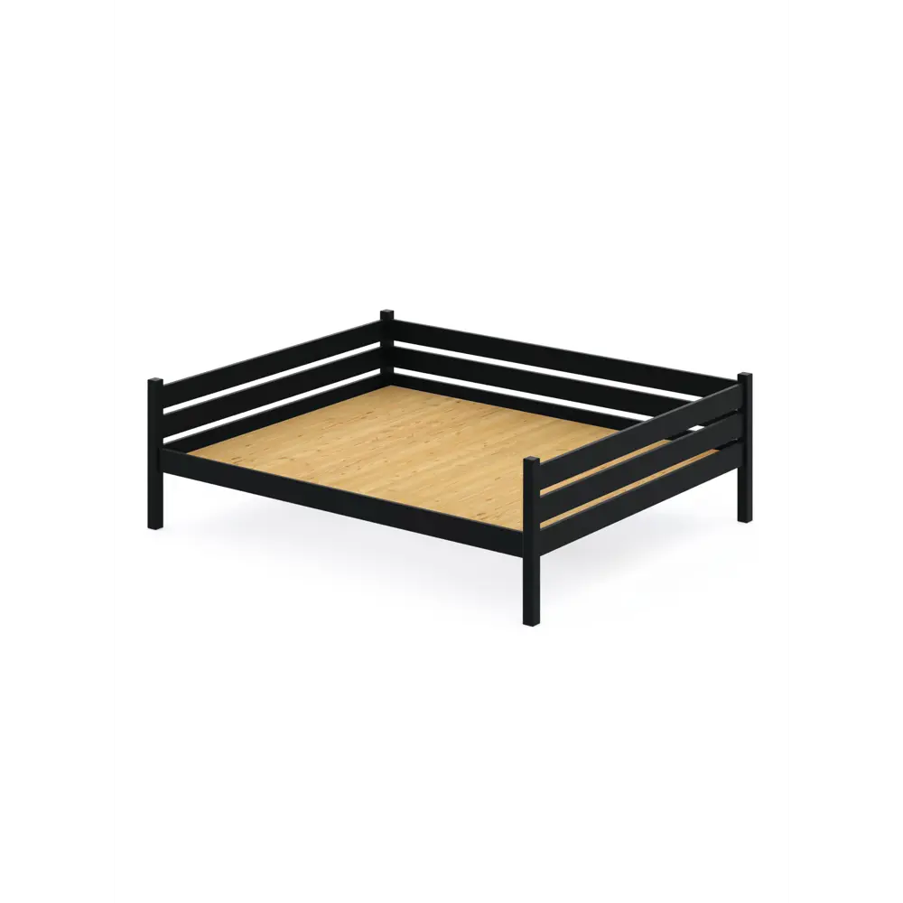 Фото Кровать Solarius Tahta160-180ser-full 170 x 63 x 190 см сосна цвет серый