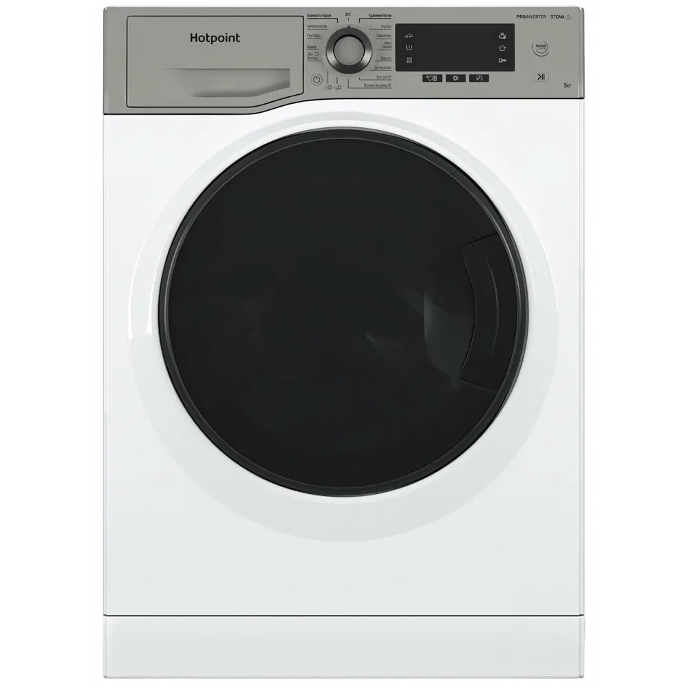 Фото 2 Стиральная машина Hotpoint Nsd 8249 Ud Ave Ru 59.50x85x47 см 8 кг цвет белый Фото 2 Стиральная машина Hotpoint Nsd 8249 Ud Ave Ru 59.50x85x47 см 8 кг цвет белый