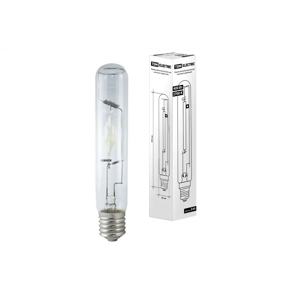 Фото Лампочка металлогалогенная Tdm electric Sq0325-0017 E40 220 В 400 Вт цилиндр белый 30800 Лм нейтральный белый свет Фото Лампочка металлогалогенная Tdm electric Sq0325-0017 E40 220 В 400 Вт цилиндр белый 30800 Лм нейтральный белый свет