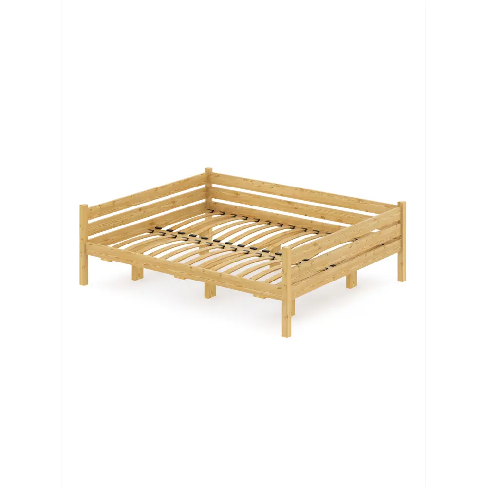 Фото Кровать Solarius Tahta140-190-orto 150 x 63 x 200 см сосна цвет бежевый