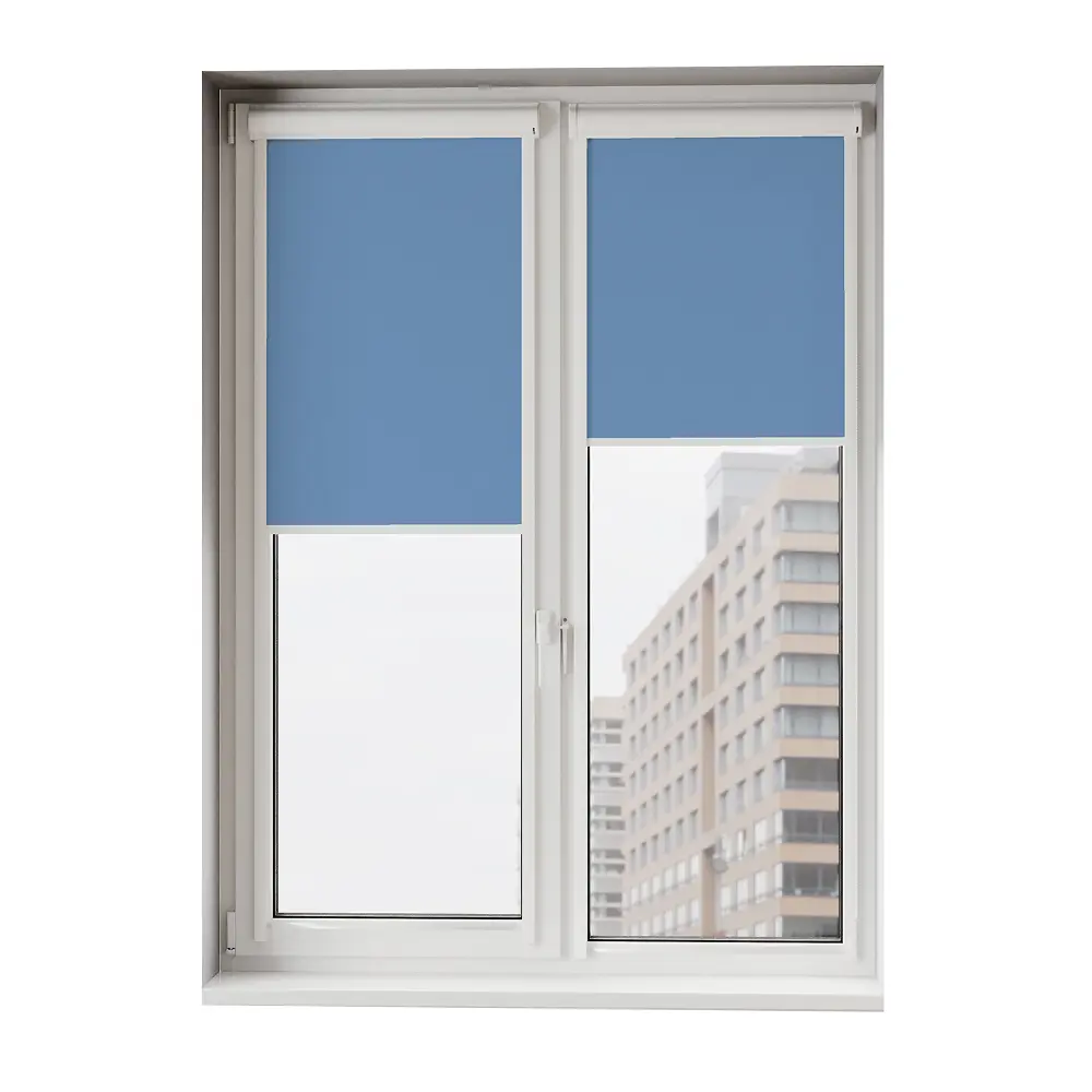 Фото Рулонная штора блэкаут Унистайл Rkrblgol074220, 74x220 см, цвет голубой