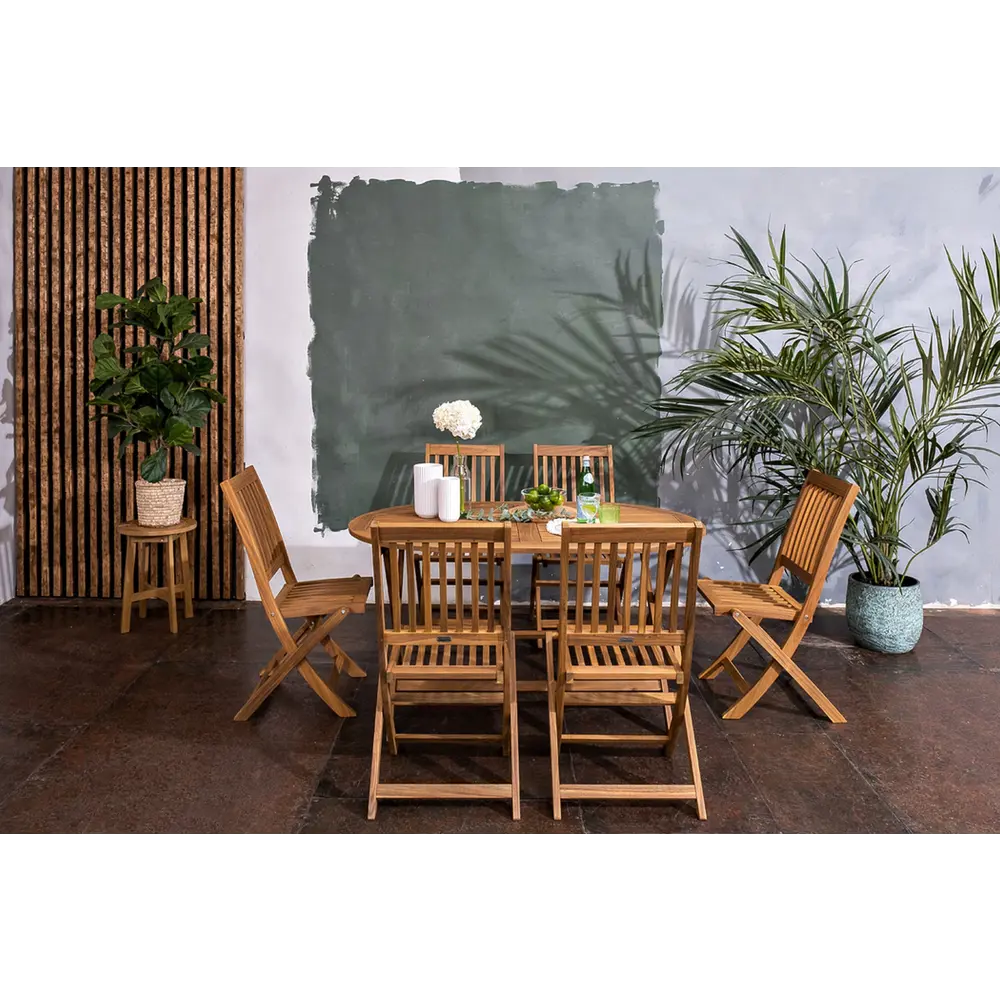 Фото 8 Стол складной Joygarden OXFORD 150 см x 90 см x 74 см акация коричневый Фото 8 Стол складной Joygarden OXFORD 150 см x 90 см x 74 см акация коричневый