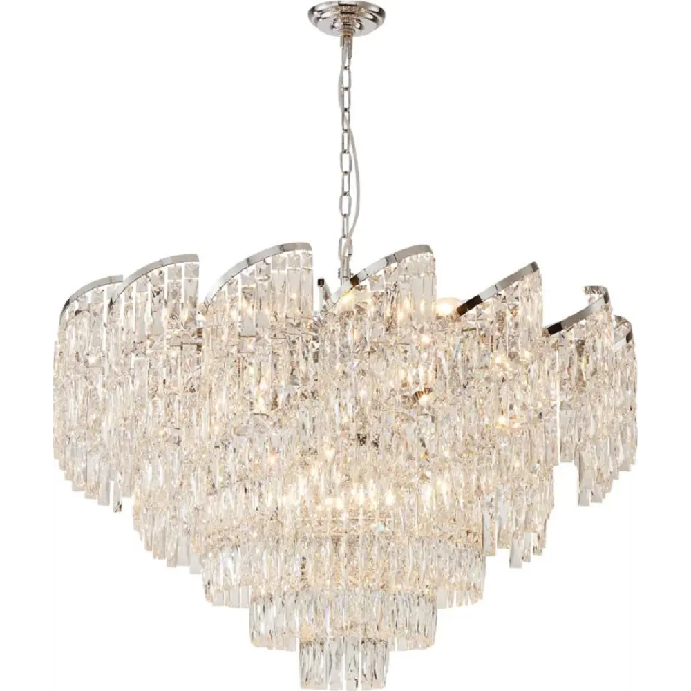 Фото 2 Люстра подвесная Stilfort Sapparo 2176-09-24p 24 ламп 45 м² цвет хром