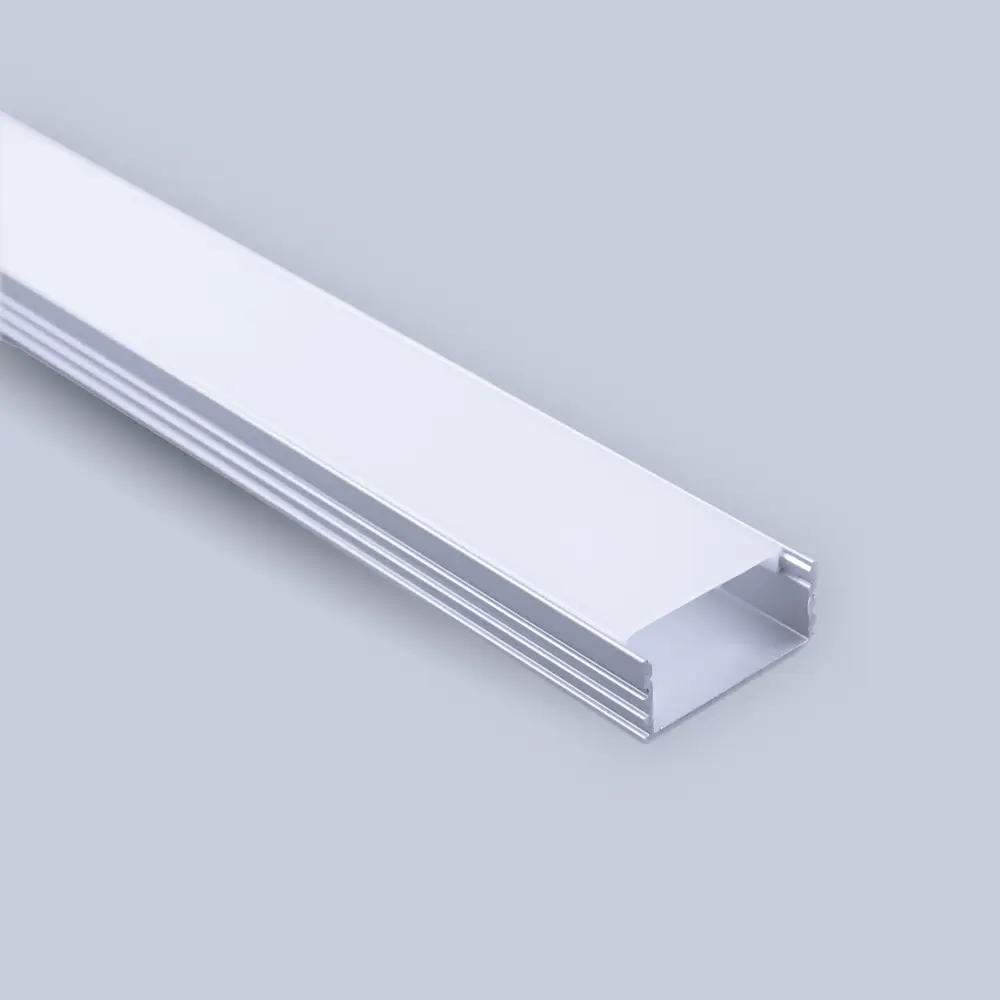 Фото Профиль Eleganz накладной алюминиевый 16x7 мм с рассеивателем 2м 25331