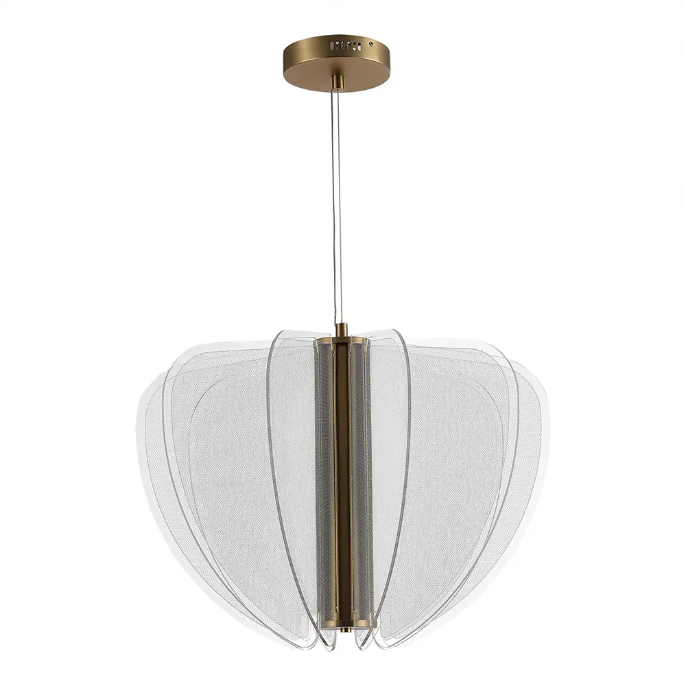 Фото 2 Люстра подвесная светодиодная St luce Fesale Sl6509.203.01 16 м² желтый свет цвет золотистый Фото 2 Люстра подвесная светодиодная St luce Fesale Sl6509.203.01 16 м² желтый свет цвет золотистый