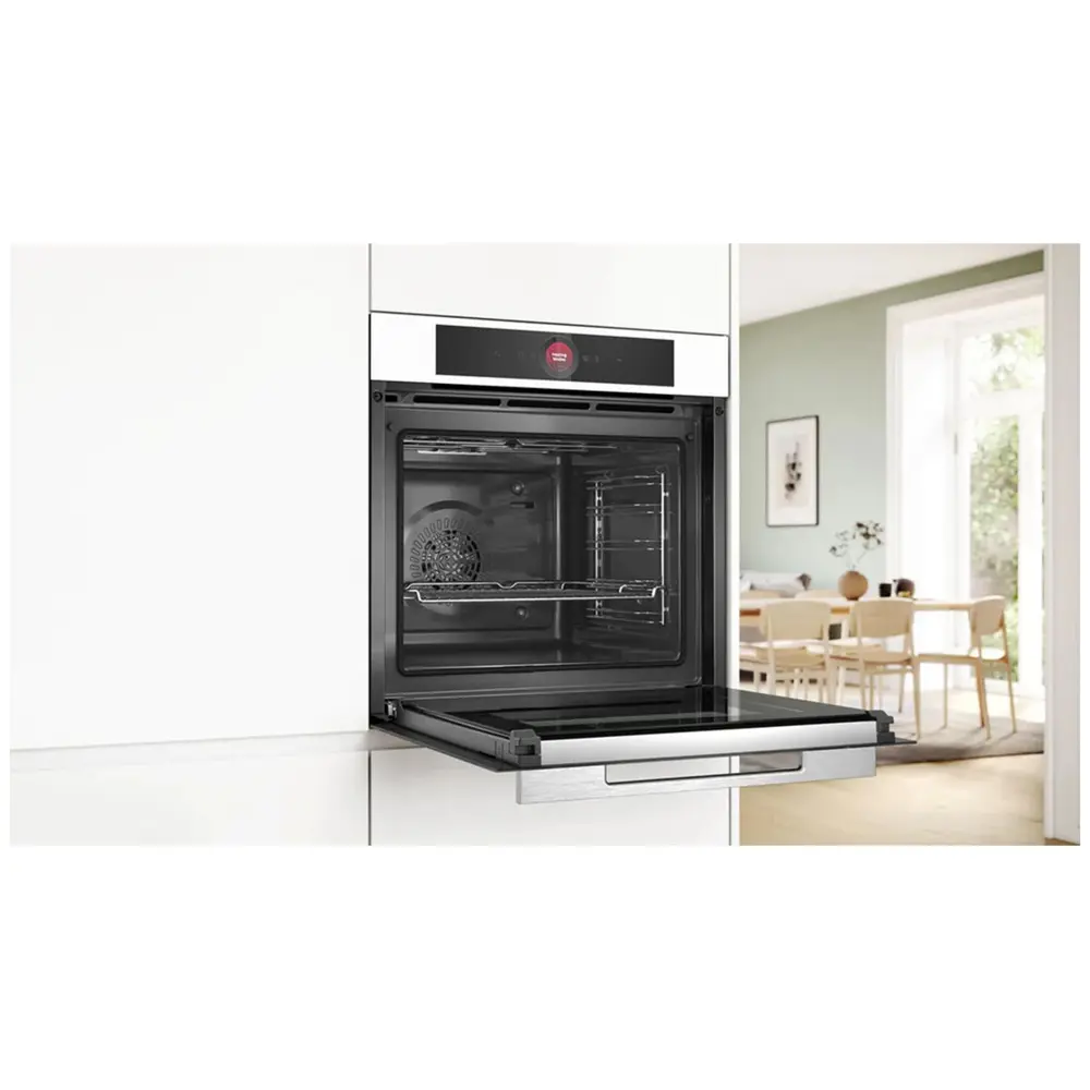 Фото 4 Встраиваемый духовой шкаф Bosch Hbg7741W1 59.40x59.50x56.80 см цвет белый Фото 4 Встраиваемый духовой шкаф Bosch Hbg7741W1 59.40x59.50x56.80 см цвет белый