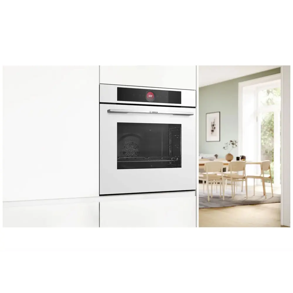 Фото 5 Встраиваемый духовой шкаф Bosch Hbg7741W1 59.40x59.50x56.80 см цвет белый Фото 5 Встраиваемый духовой шкаф Bosch Hbg7741W1 59.40x59.50x56.80 см цвет белый