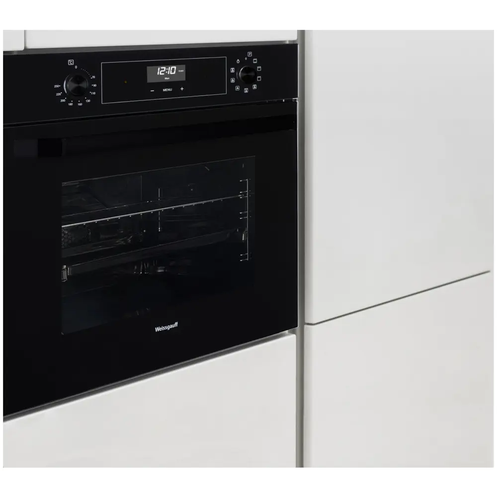 Фото 4 Встраиваемый духовой шкаф Weissgauff Eov 291 Pdb Black Edition 59.50x59.40x57.10 см цвет черный Фото 4 Встраиваемый духовой шкаф Weissgauff Eov 291 Pdb Black Edition 59.50x59.40x57.10 см цвет черный