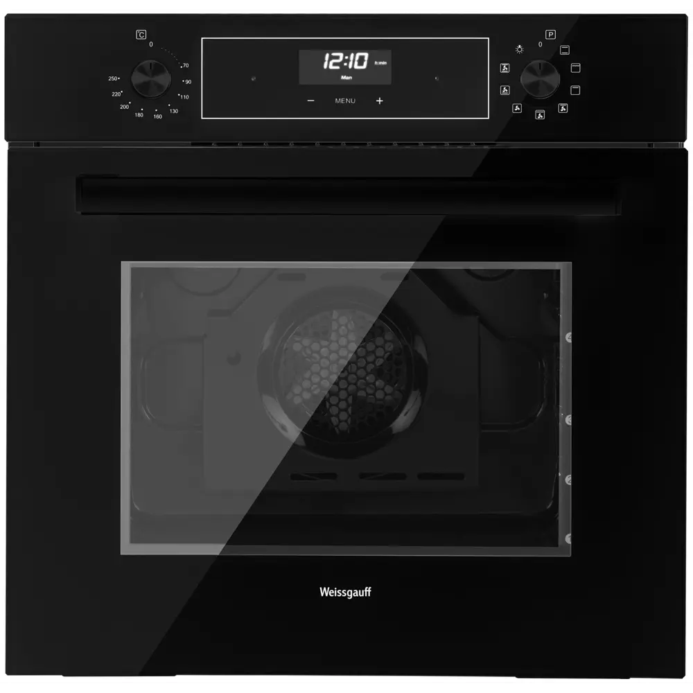 Фото Встраиваемый духовой шкаф Weissgauff Eov 291 Pdb Black Edition 59.50x59.40x57.10 см цвет черный Фото Встраиваемый духовой шкаф Weissgauff Eov 291 Pdb Black Edition 59.50x59.40x57.10 см цвет черный