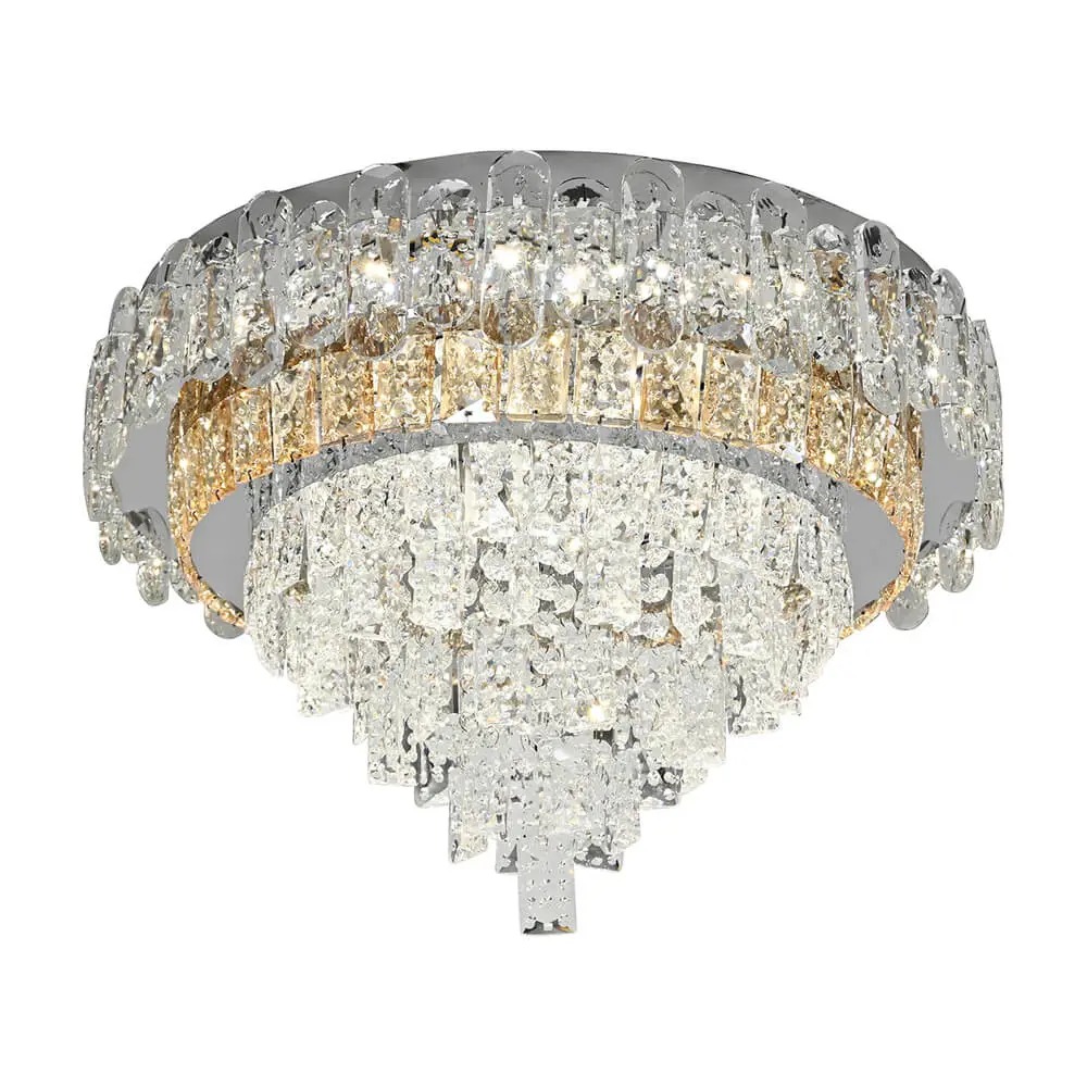 Фото Люстра потолочная светодиодная Escada 10231--SG LED Passion 2 м² регулируемый белый свет цвет серый/серебристый Фото Люстра потолочная светодиодная Escada 10231--SG LED Passion 2 м² регулируемый белый свет цвет серый/серебристый