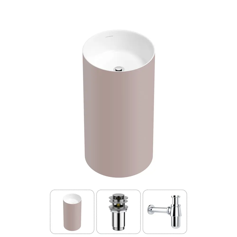 Фото Напольная раковина отдельностоящая Wellsee Chalice Perfection 20212976R размер 45x45x85 см, с донным клапаном и сифоном Фото Напольная раковина отдельностоящая Wellsee Chalice Perfection 20212976R размер 45x45x85 см, с донным клапаном и сифоном