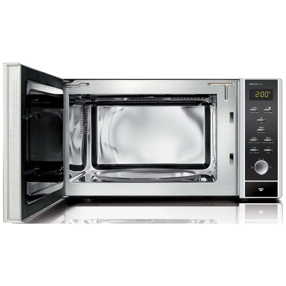 Фото 2 Отдельностоящая микроволновая печь Caso MCG 30 Chef 30 л 54x30x42 см цвет серебристый Фото 2 Отдельностоящая микроволновая печь Caso MCG 30 Chef 30 л 54x30x42 см цвет серебристый