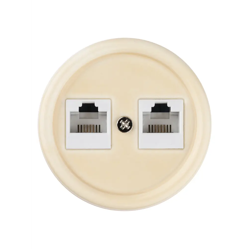 Фото 3 Розетка двойная телефонная накладная Tdm electric Болонь SQ1820-0350 RJ-11 с заземлением цвет слоновая кость Фото 3 Розетка двойная телефонная накладная Tdm electric Болонь SQ1820-0350 RJ-11 с заземлением цвет слоновая кость