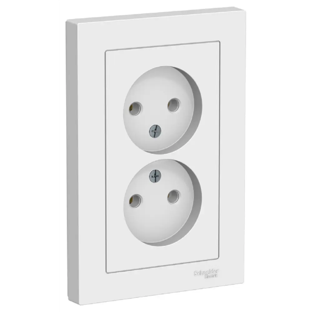 Фото Розетка двойная встраиваемая Systeme electric AtlasDesign ATN001320 цвет лотос 2 шт. Фото Розетка двойная встраиваемая Systeme electric AtlasDesign ATN001320 цвет лотос 2 шт.