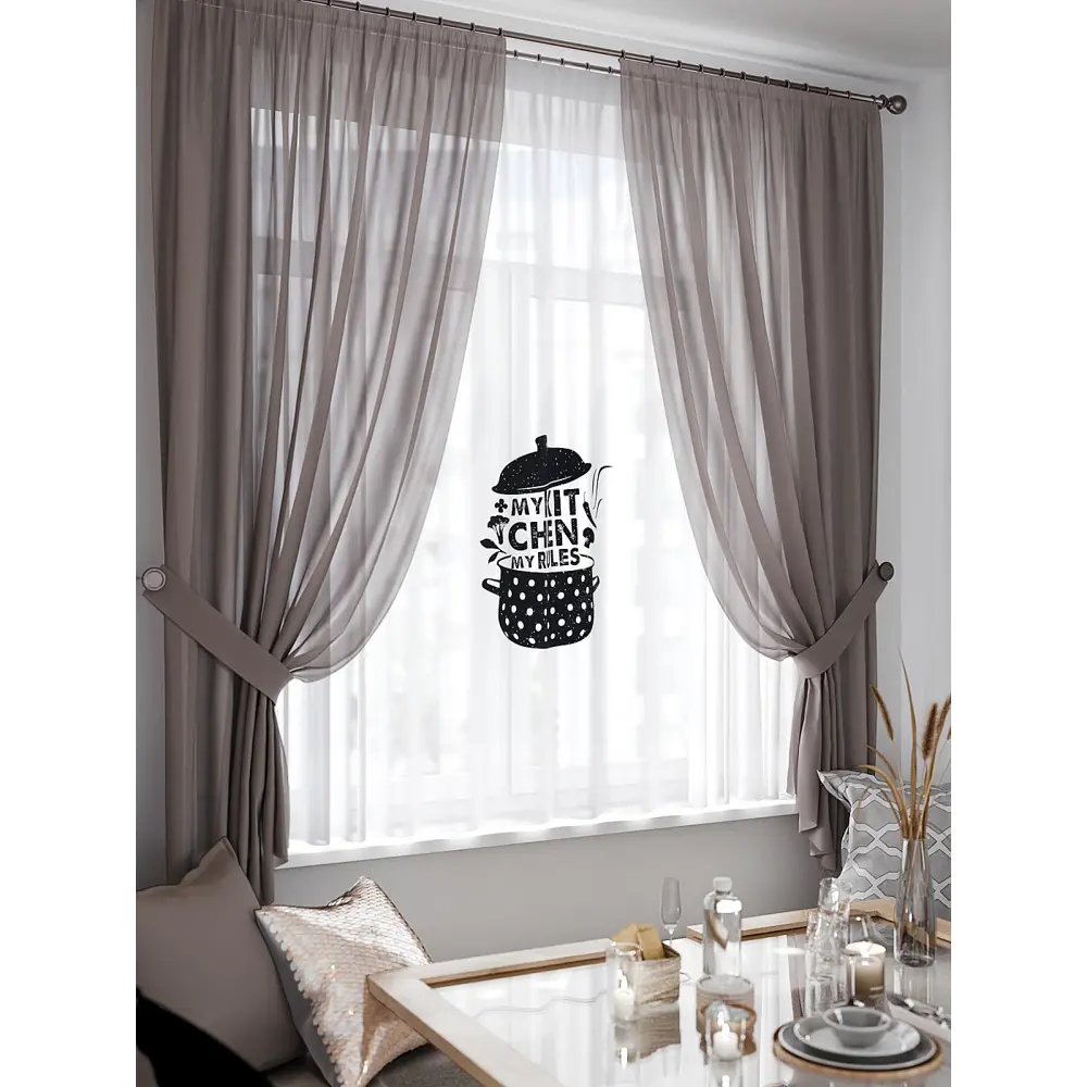 Фото 3 Тюль Helga TD-550440 на шторной ленте 300x180 см цвет разноцветный Фото 3 Тюль Helga TD-550440 на шторной ленте 300x180 см цвет разноцветный