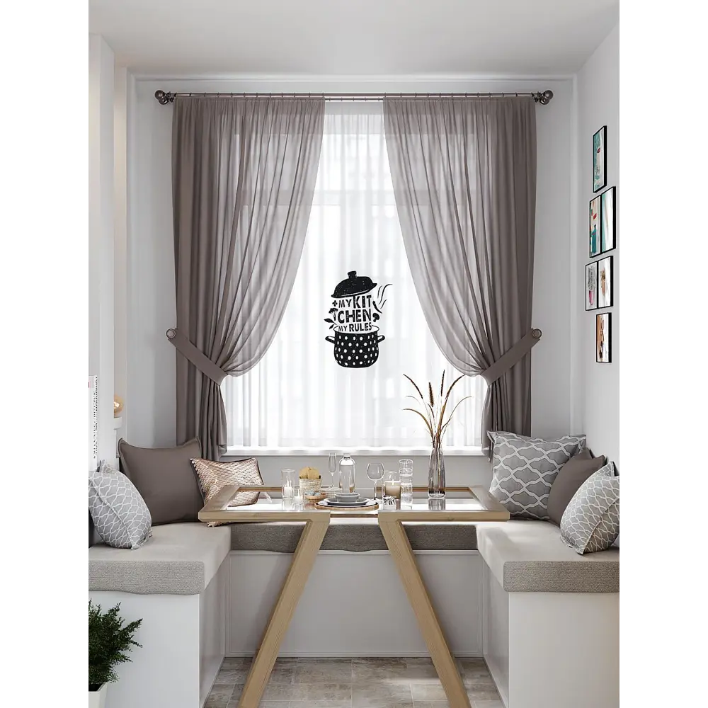 Фото Тюль Helga TD-550440 на шторной ленте 300x180 см цвет разноцветный Фото Тюль Helga TD-550440 на шторной ленте 300x180 см цвет разноцветный