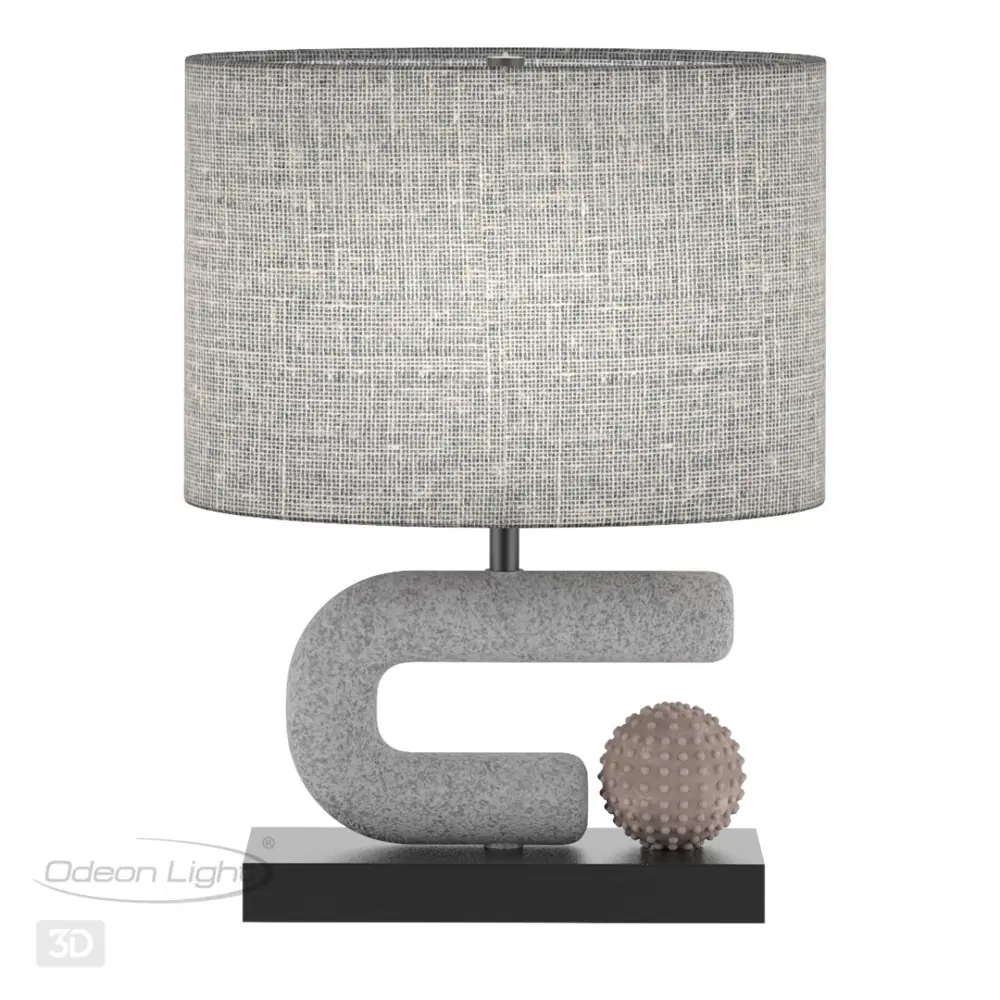 Фото 4 Настольная лампа Odeon Light Bagel Od_5410_1ta цвет серый/серебристый