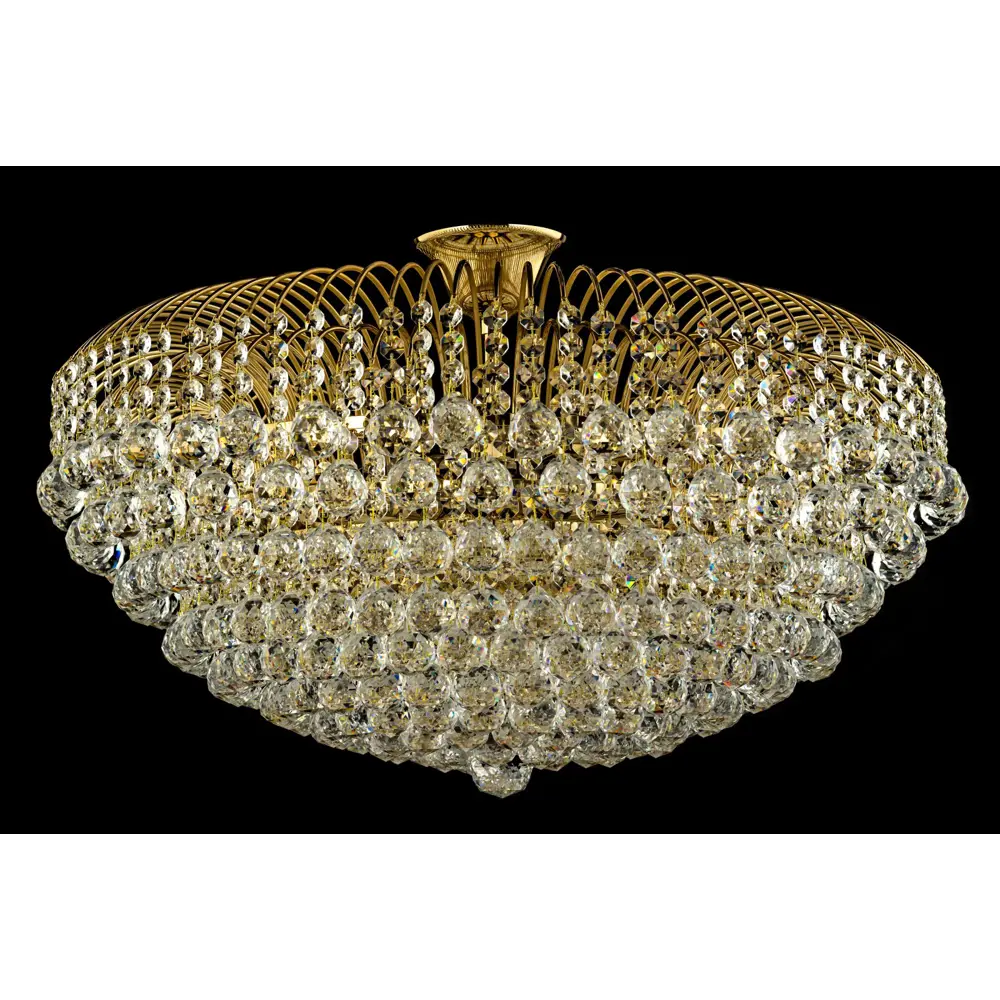 Фото 3 Люстра на штанге Arti lampadari Empoli gold Al_empoli_e_1.2.60.100_g 10 ламп 22.2 м² цвет прозрачный/золотой Фото 3 Люстра на штанге Arti lampadari Empoli gold Al_empoli_e_1.2.60.100_g 10 ламп 22.2 м² цвет прозрачный/золотой