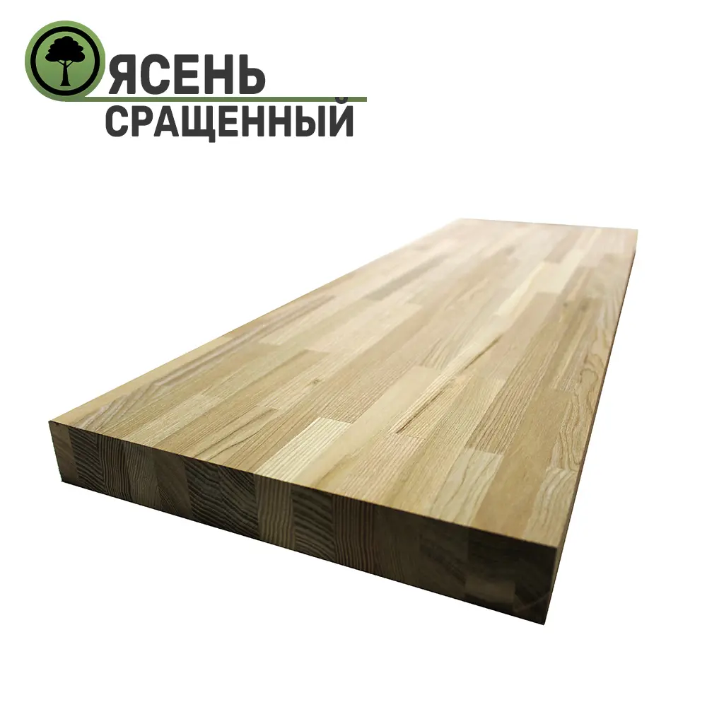 Фото 2 Подоконник из дерева Big House 1800x200x40мм ясень сращенный Фото 2 Подоконник из дерева Big House 1800x200x40мм ясень сращенный