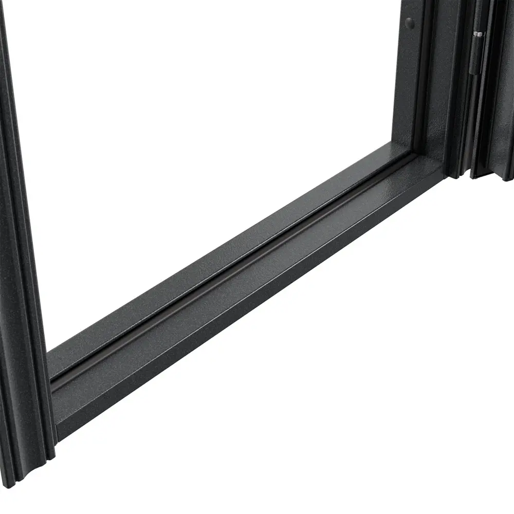 Фото 4 Входная дверь Torex Flat-M правый 205x86см цвет черный шелк/бьянко Фото 4 Входная дверь Torex Flat-M правый 205x86см цвет черный шелк/бьянко