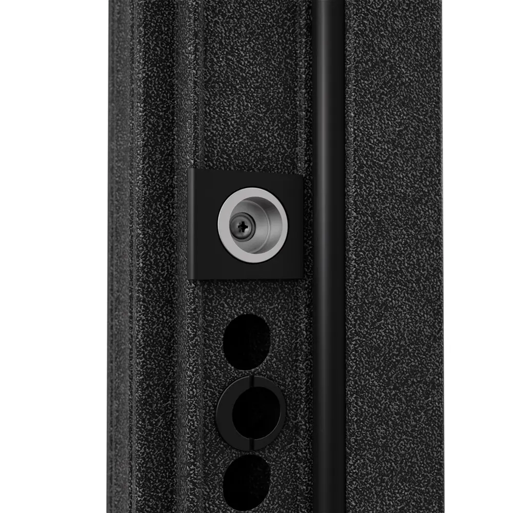 Фото 6 Входная дверь Torex Flat-M правый 205x86см цвет черный шелк/бьянко Фото 6 Входная дверь Torex Flat-M правый 205x86см цвет черный шелк/бьянко