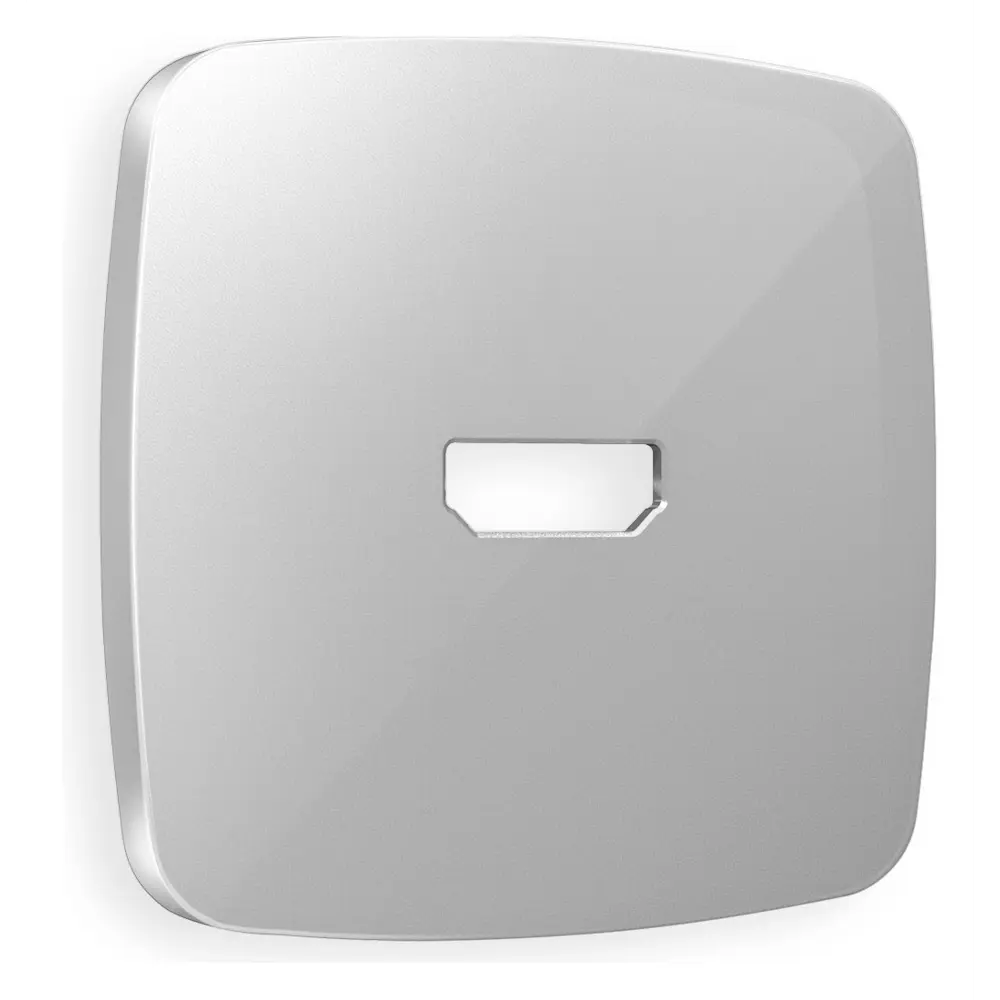 Фото Накладка для HDMI розетки Ambrella volt Omega OP4140 цвет серебро глянец Фото Накладка для HDMI розетки Ambrella volt Omega OP4140 цвет серебро глянец