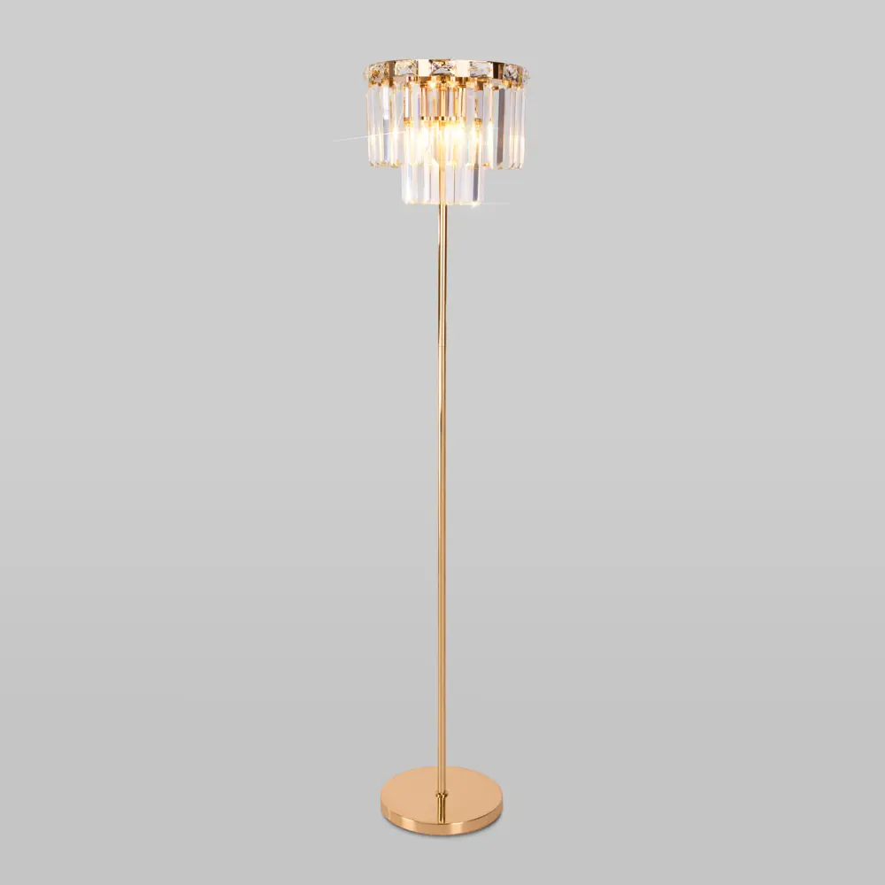 Фото 4 Торшер EUROSVET a060649 Elegante цвет золото/прозрачный Фото 4 Торшер EUROSVET a060649 Elegante цвет золото/прозрачный