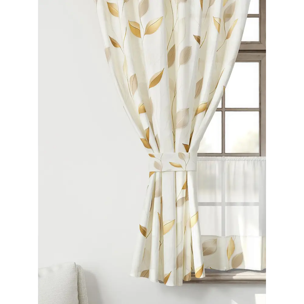 Фото 4 Комплект штор Comfy way Иномик - 28 CW705028-160 на шторной ленте 160x150 см цвет бежевый Фото 4 Комплект штор Comfy way Иномик - 28 CW705028-160 на шторной ленте 160x150 см цвет бежевый