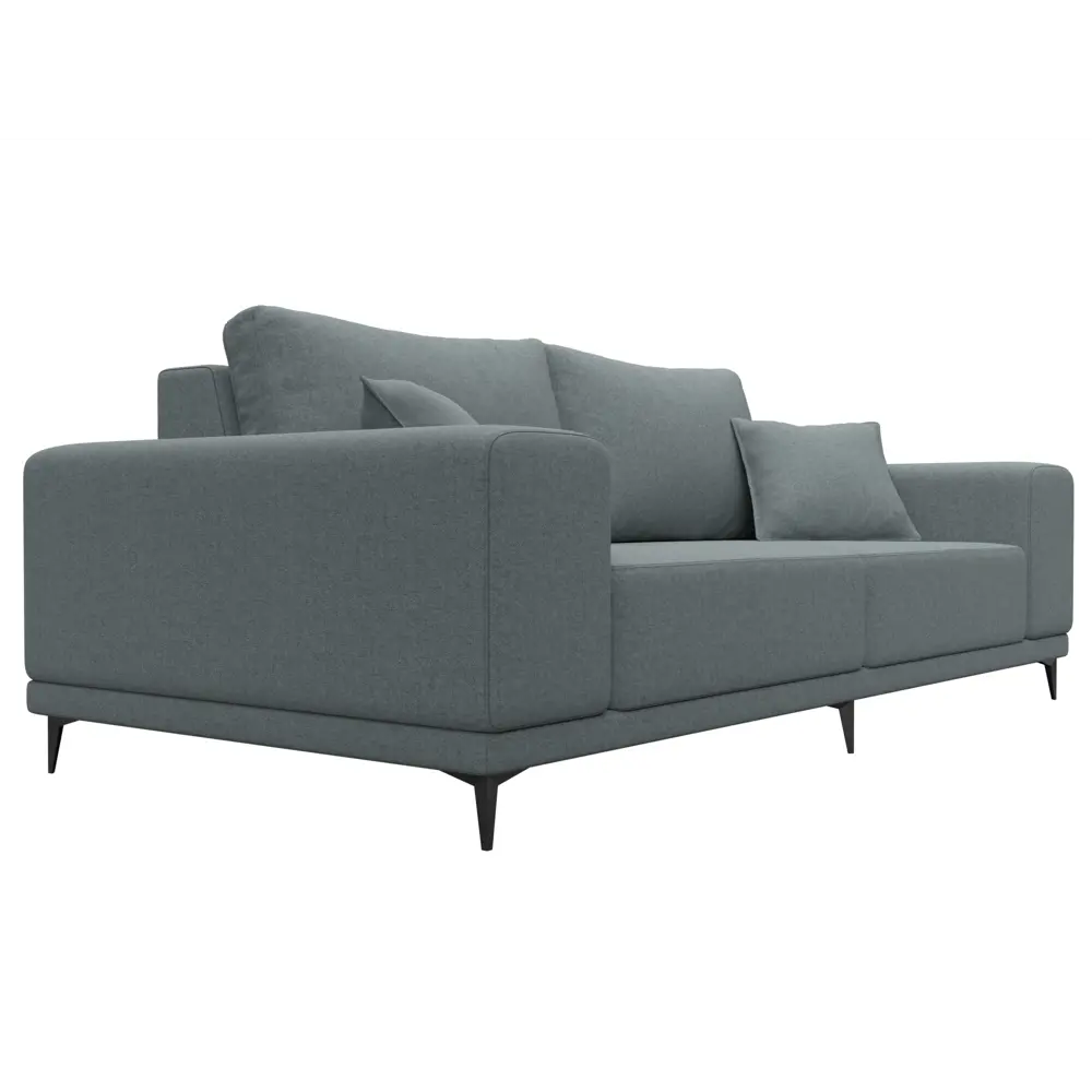 Фото 4 Диван прямой Льюес Лига диванов 122673 225x87x103 см рогожка цвет амур 07 серый Фото 4 Диван прямой Льюес Лига диванов 122673 225x87x103 см рогожка цвет амур 07 серый