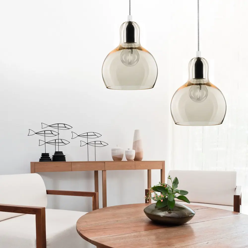 Фото 2 Светильник подвесной со стеклянным плафоном TK Lighting 601 Mango 1 лампа 5 м² цвет бежевый Фото 2 Светильник подвесной со стеклянным плафоном TK Lighting 601 Mango 1 лампа 5 м² цвет бежевый