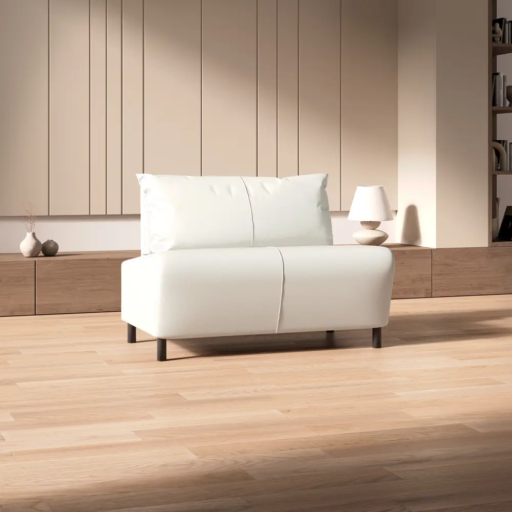 Фото 4 Диван Salon tron Twin divan_twin_13 100x67x64 см искусственная кожа цвет экокожа белая Фото 4 Диван Salon tron Twin divan_twin_13 100x67x64 см искусственная кожа цвет экокожа белая