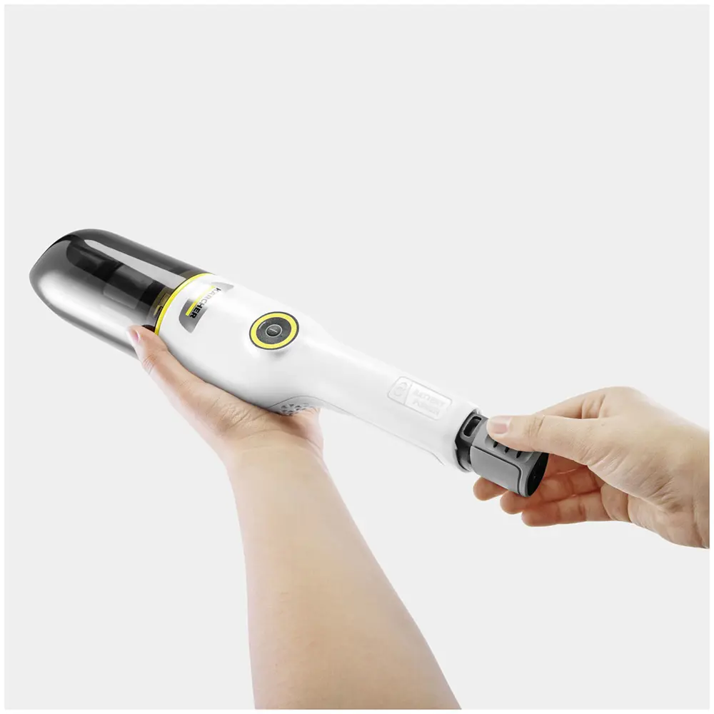 Фото 3 Пылесос портативный Karcher Cvh 2-4/белый 1.198-450.0 0.15 л 54 Вт цвет белый Фото 3 Пылесос портативный Karcher Cvh 2-4/белый 1.198-450.0 0.15 л 54 Вт цвет белый