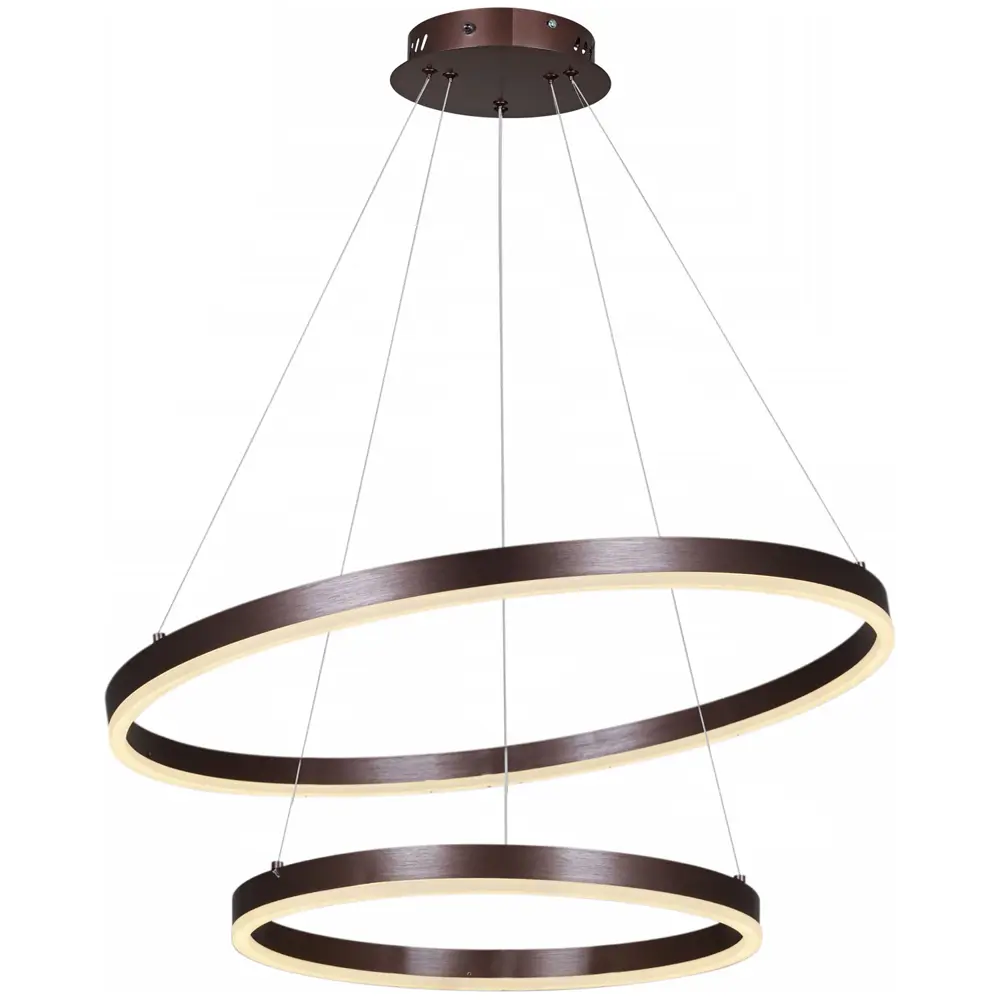 Фото 2 Светильник подвесной светодиодный Reluce с пультом управления 12 м² регулируемый белый свет цвет белый/коричневый Фото 2 Светильник подвесной светодиодный Reluce с пультом управления 12 м² регулируемый белый свет цвет белый/коричневый