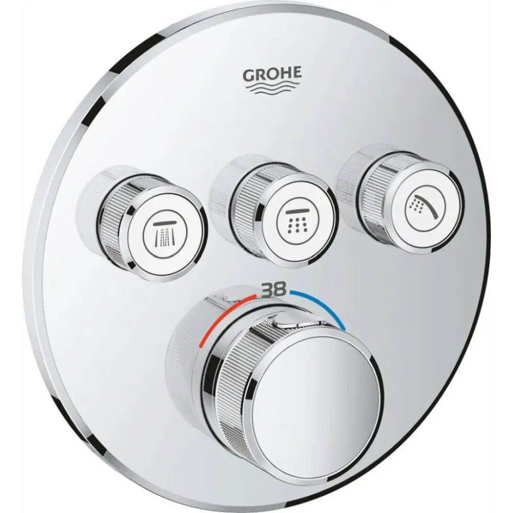 Фото Термостатический смеситель для душа Grohe Grohtherm SmartControl хром 29121000 Фото Термостатический смеситель для душа Grohe Grohtherm SmartControl хром 29121000