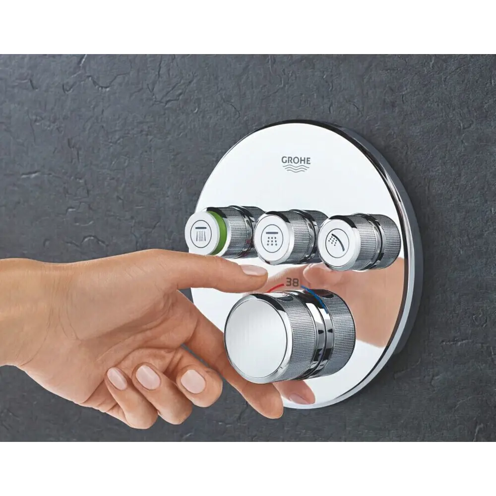 Фото 5 Термостатический смеситель для душа Grohe Grohtherm SmartControl хром 29121000 Фото 5 Термостатический смеситель для душа Grohe Grohtherm SmartControl хром 29121000