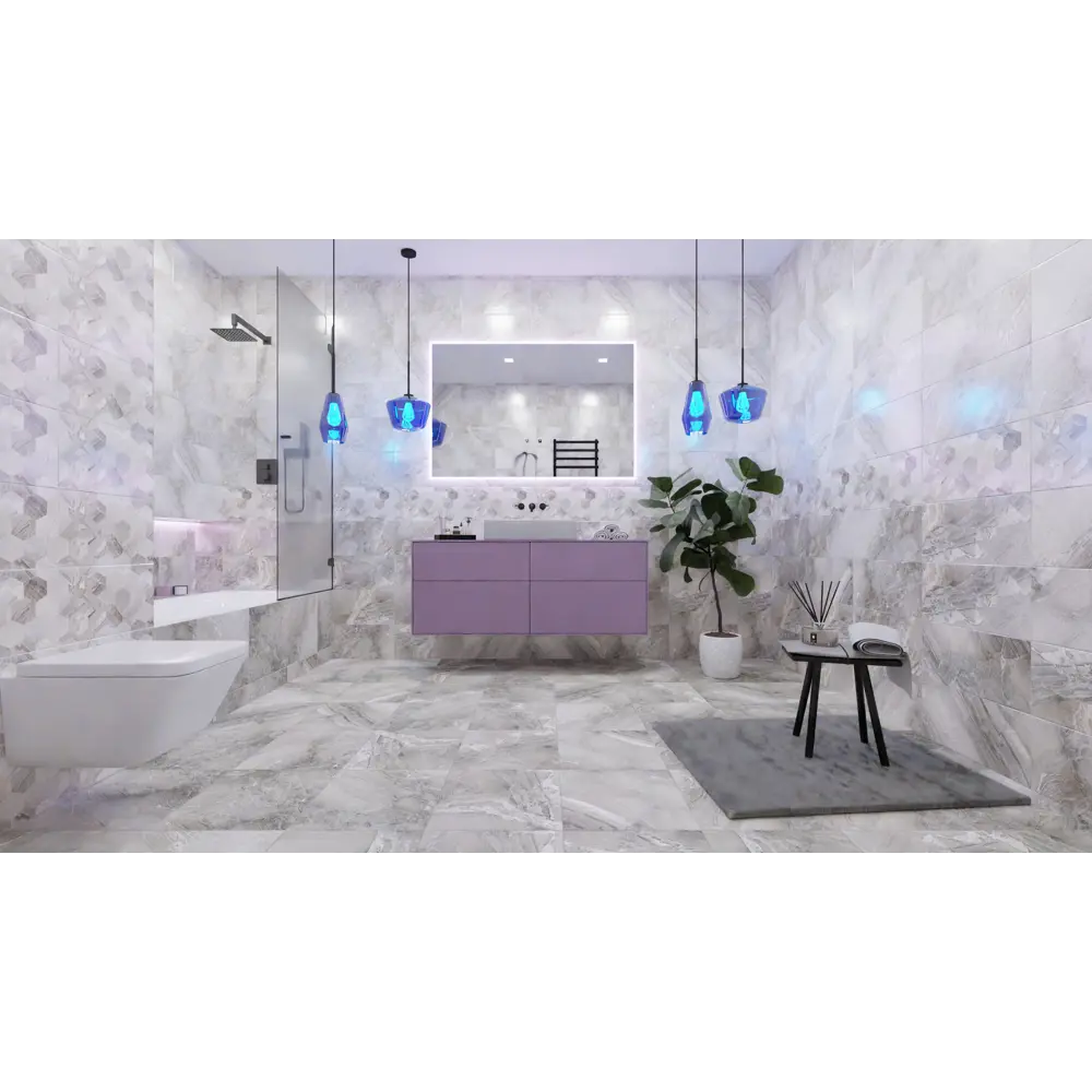 Фото 9 Керамическая плитка Eurotile Istambul 4627162807177 40x40см цвет серый/серебристый Фото 9 Керамическая плитка Eurotile Istambul 4627162807177 40x40см цвет серый/серебристый