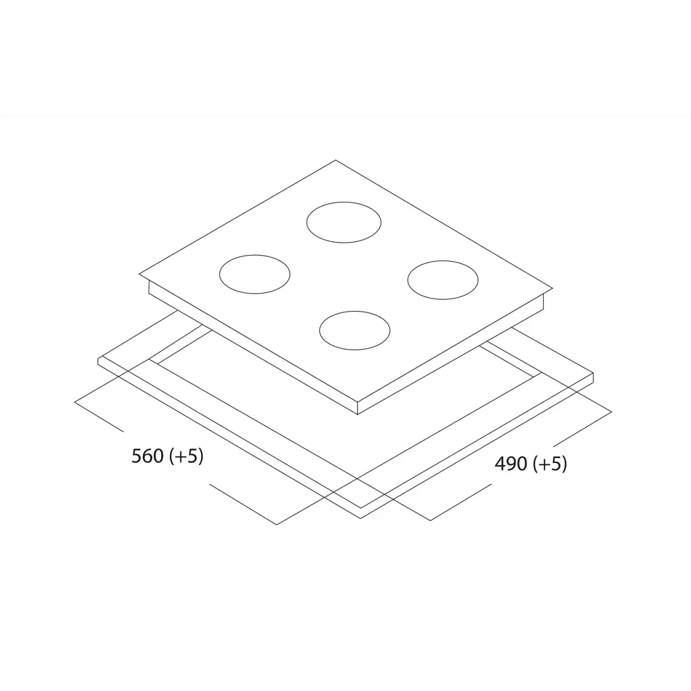 Фото 2 Газовая варочная панель Making oasis everywhere P-MSR 58 см 4 конфорки цвет серый / серебристый Фото 2 Газовая варочная панель Making oasis everywhere P-MSR 58 см 4 конфорки цвет серый / серебристый
