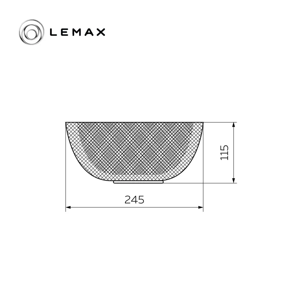 Фото 3 Фруктовница Lemax круглая 250x115x250 см цвет черный матовый Фото 3 Фруктовница Lemax круглая 250x115x250 см цвет черный матовый