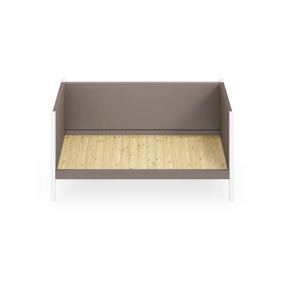 Фото 2 Кровать Solarius Тахта сплошное основание 100 x 101 x 200 см дерево цвет мокко мусс;белый Фото 2 Кровать Solarius Тахта сплошное основание 100 x 101 x 200 см дерево цвет мокко мусс;белый