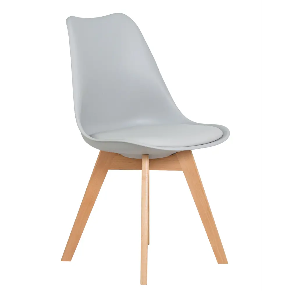 Фото 3 Комплект кухонных стульев 4 шт Dobrin Jerry soft lmzl-pp635 49x49x54 см пластик цвет светло-серый Фото 3 Комплект кухонных стульев 4 шт Dobrin Jerry soft lmzl-pp635 49x49x54 см пластик цвет светло-серый