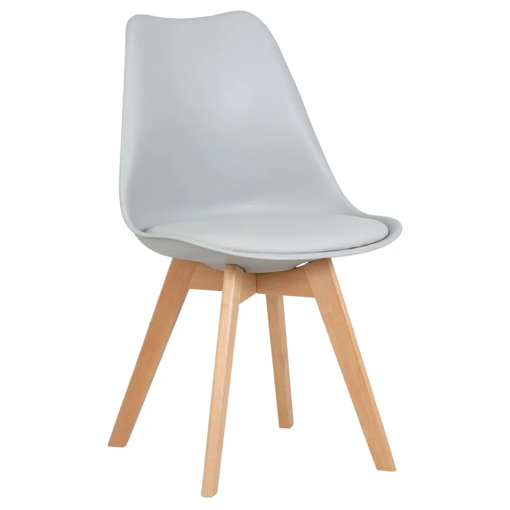 Фото 2 Комплект кухонных стульев 4 шт Dobrin Jerry soft lmzl-pp635 49x49x54 см пластик цвет светло-серый Фото 2 Комплект кухонных стульев 4 шт Dobrin Jerry soft lmzl-pp635 49x49x54 см пластик цвет светло-серый