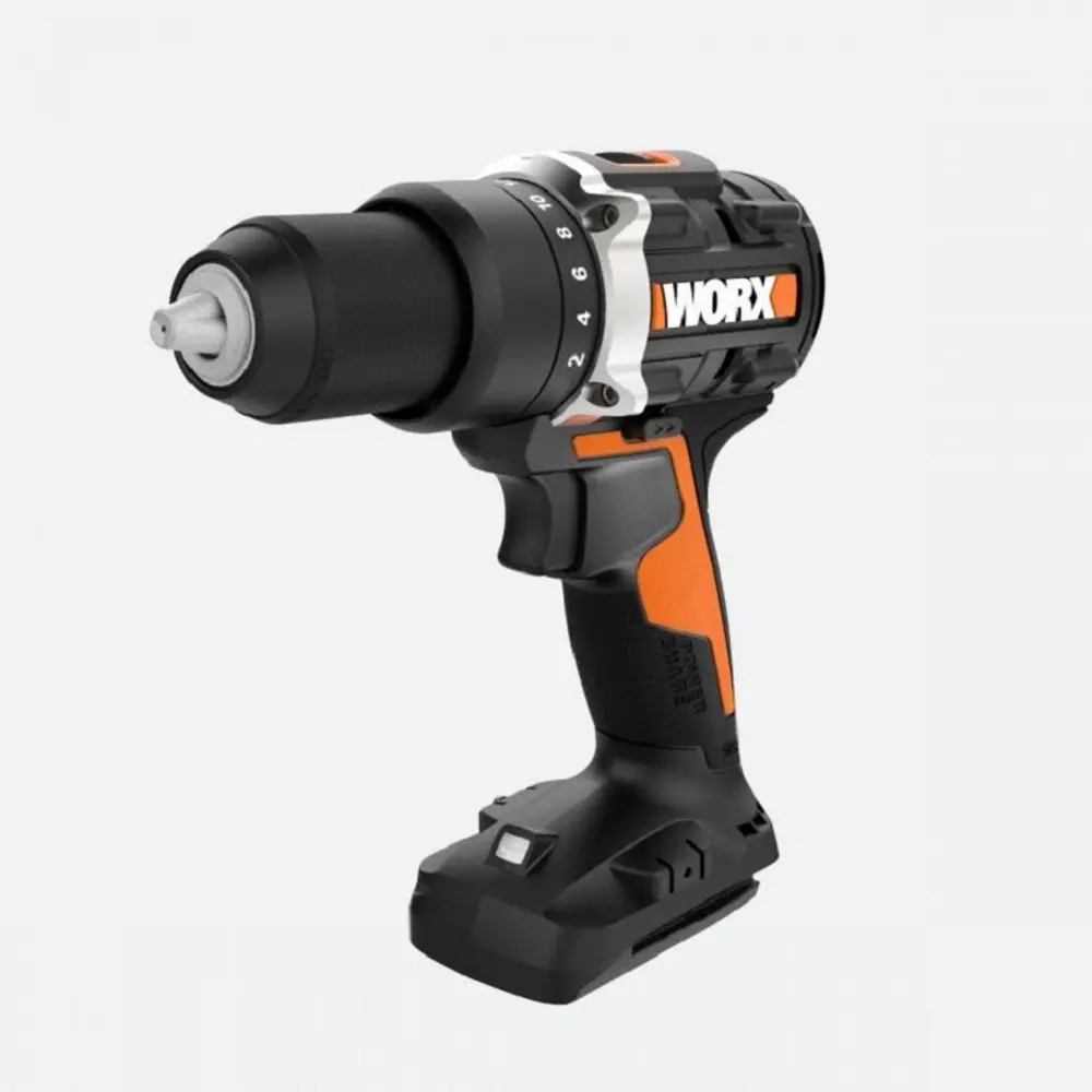Фото 2 Дрель-шуруповерт аккумуляторная ударная бесщеточная Worx WX352.1, 20 В Li-Ion 2x4 Ач Фото 2 Дрель-шуруповерт аккумуляторная ударная бесщеточная Worx WX352.1, 20 В Li-Ion 2x4 Ач