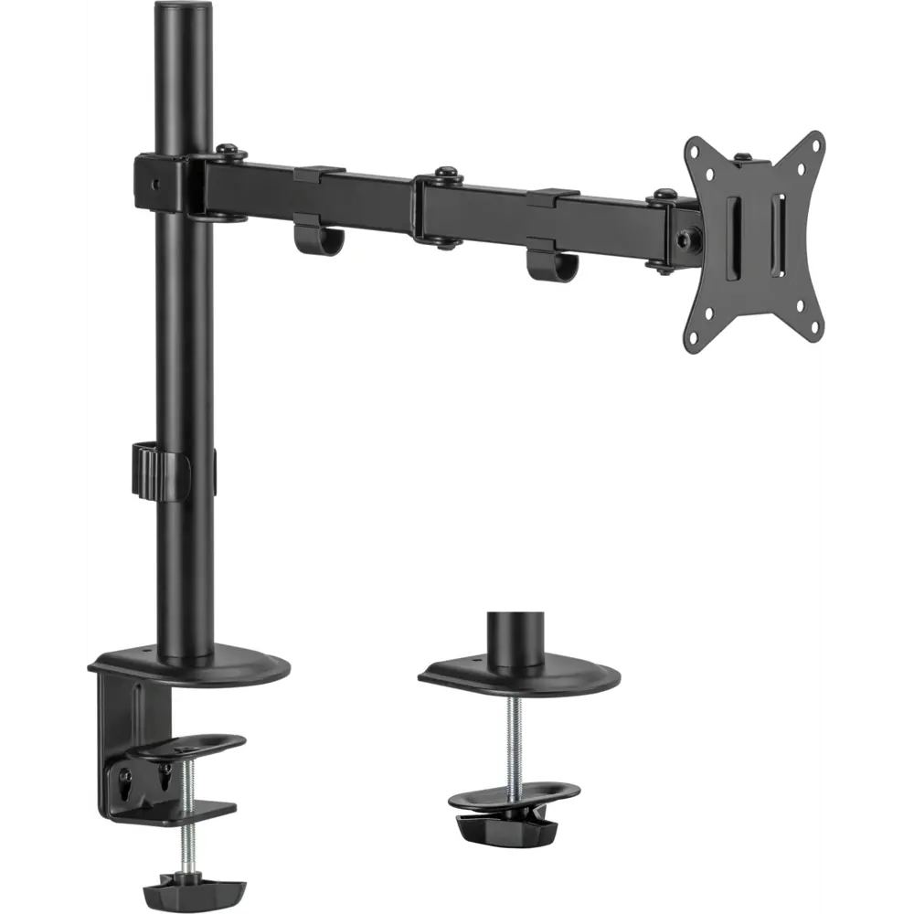 Фото 2 Кронштейн для монитора поворотный Keizen KZ-20396115 13x9.5 см цвет черный Фото 2 Кронштейн для монитора поворотный Keizen KZ-20396115 13x9.5 см цвет черный