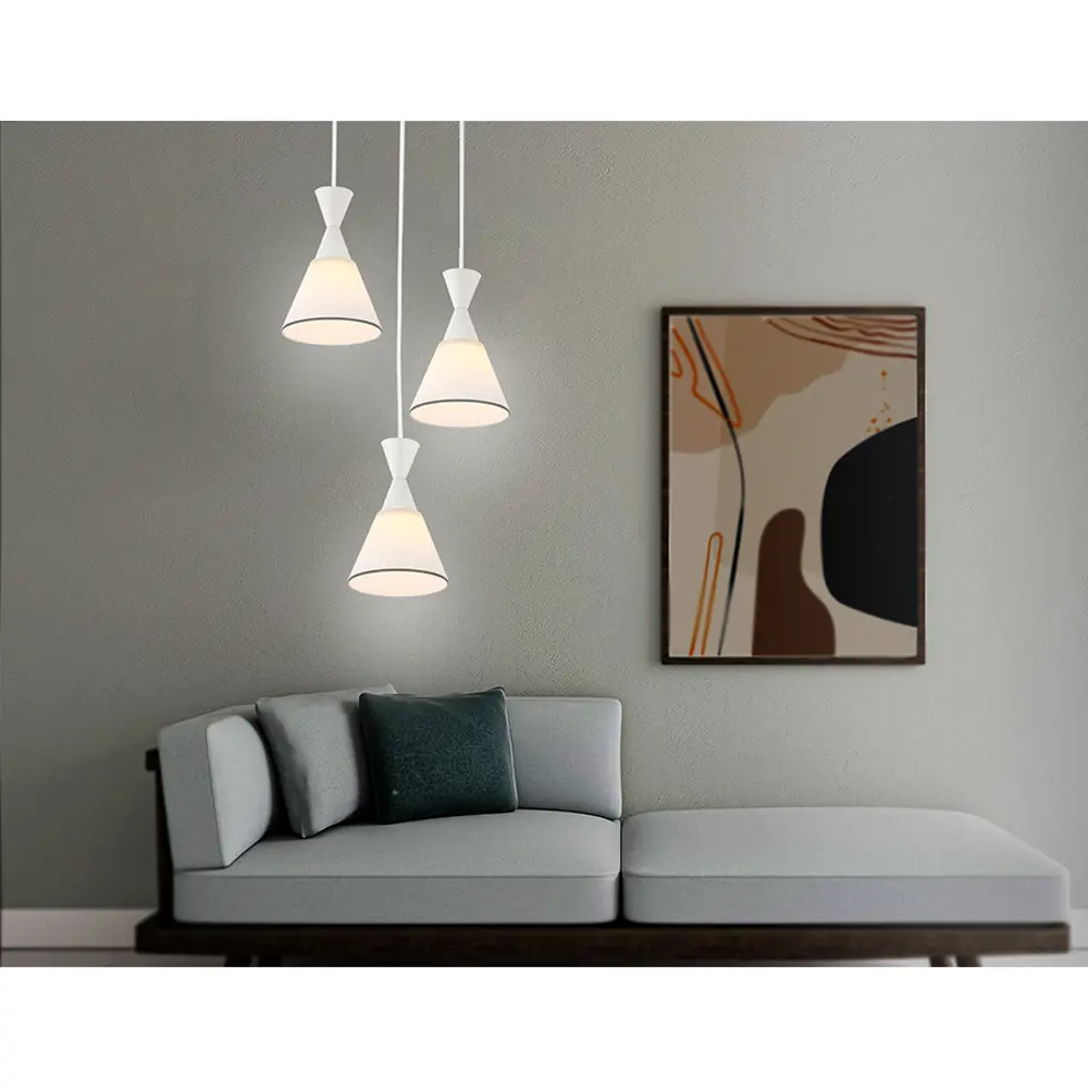 Фото 13 Светильник подвесной светодиодная Ambrella light Tr3167 8 м² нейтральный белый свет цвет белый Фото 13 Светильник подвесной светодиодная Ambrella light Tr3167 8 м² нейтральный белый свет цвет белый